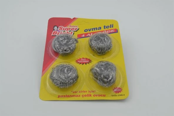 ratex 4 lü tel kartela
