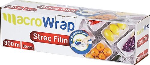Macro wrap streç film 30x300 mt bıçaklı