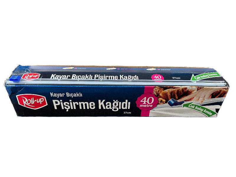 Translate the product name 'roll up pişirme kağıdı 40 mt' to language 'en' accurately.