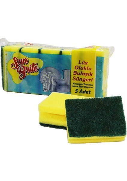sun brite bulaşık süngeri 4 lü