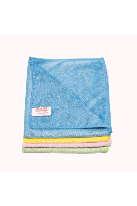 Simpak 3240 mikrofiber temizlik bezi 40x40