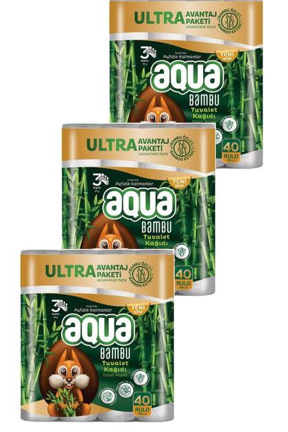 AQUA TUVALET KAĞIDI 40 LI