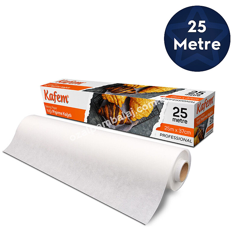 kafem pişirme kağıdı 25 mt